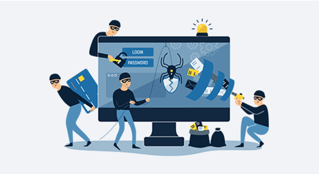 سرقت داده‌ها از رایانه.