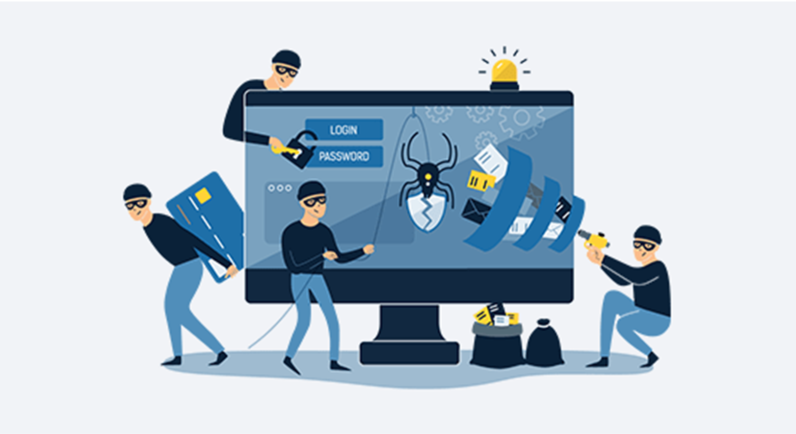 سرقت دادهها از رایانه.