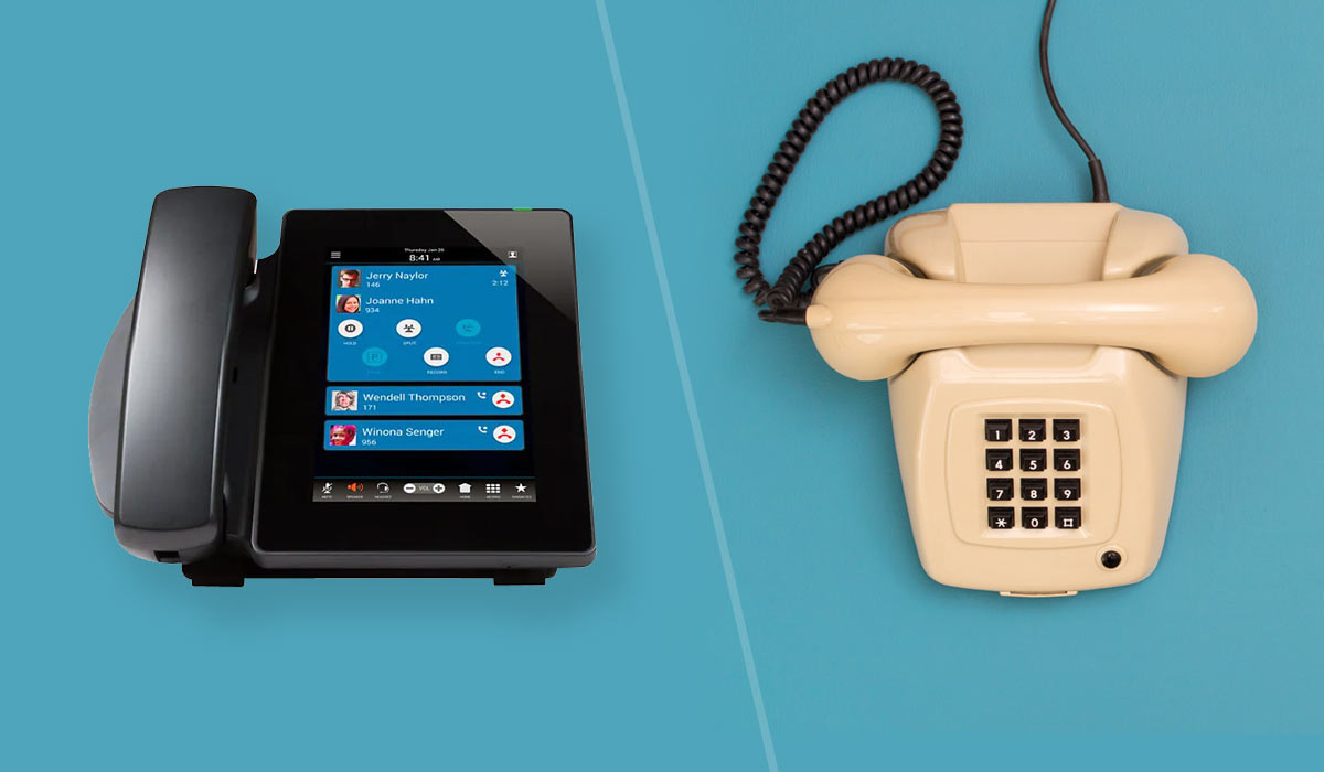 voip-phone-and-landline-phone-side-by-side