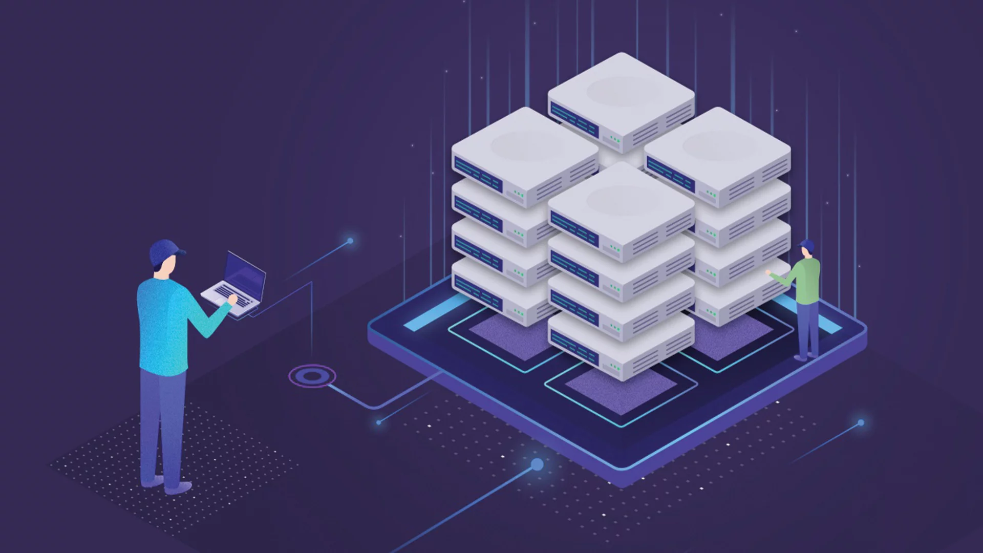 سرورها و فناوری اطلاعات.