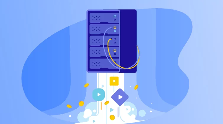 عکس سرور و آرمیدیای داده‌ها.