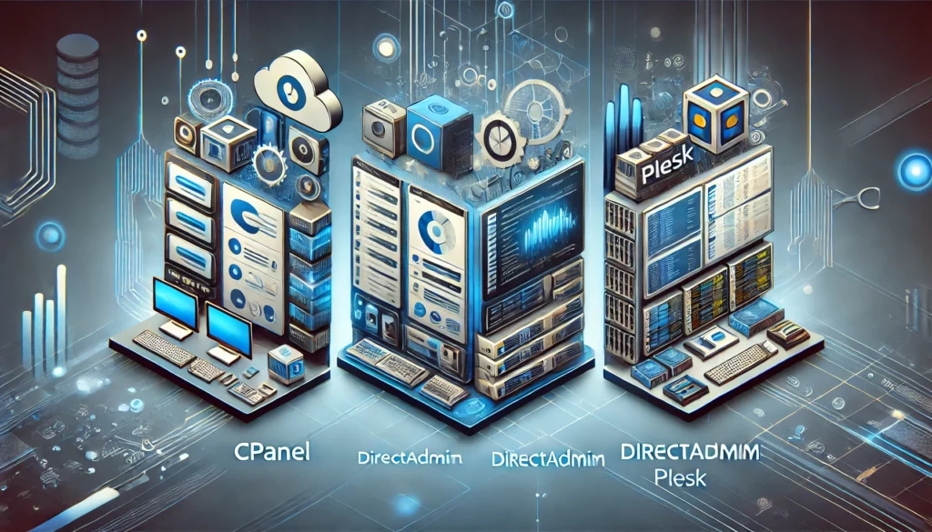 مقایسه کنترل پنل های هاست (cPanel، DirectAdmin، Plesk)