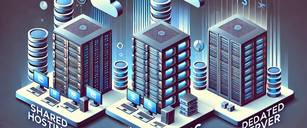تفاوت بین هاست اشتراکی، VPS و سرور اختصاصی