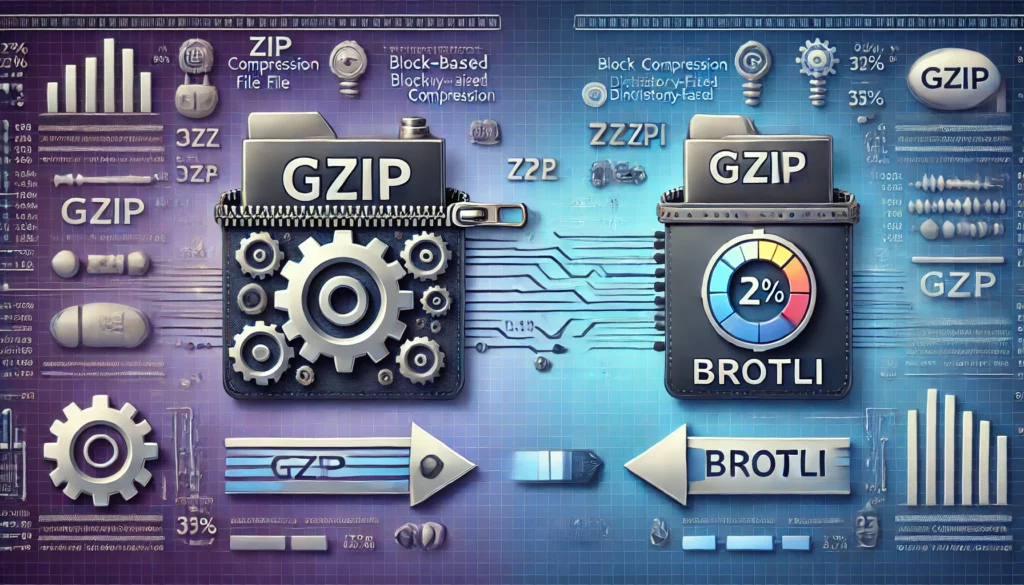 بررسی انواع الگوریتم‌های فشرده سازی Gzip و Brotli