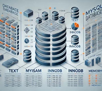 انواع مختلف جدول در MySQL