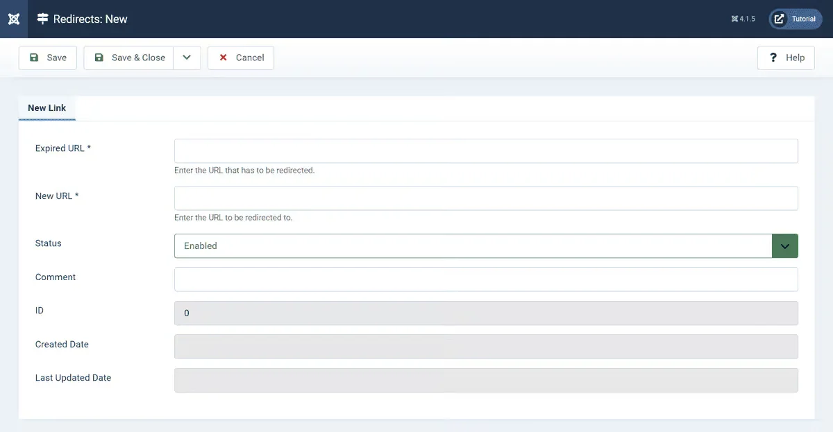 تنظیمات ریدایرکت سئوی جوملا