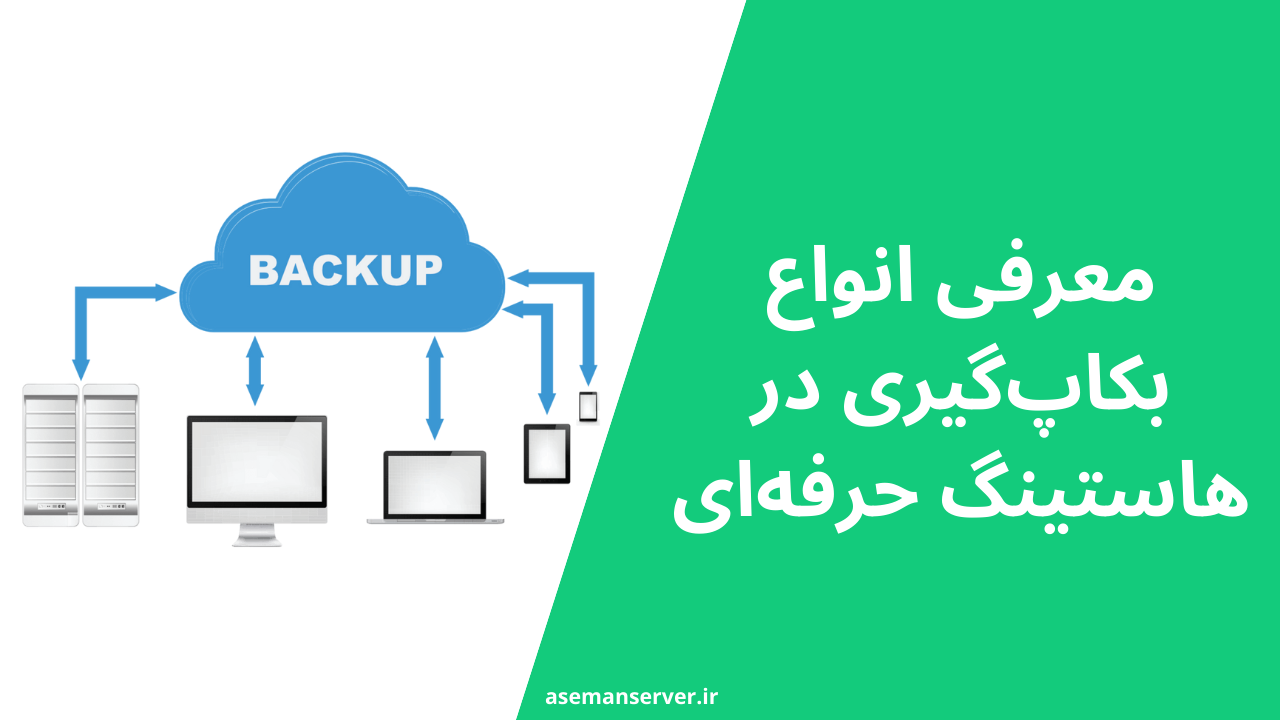 معرفی انواع بکاپگیری در هاستینگ حرفهای